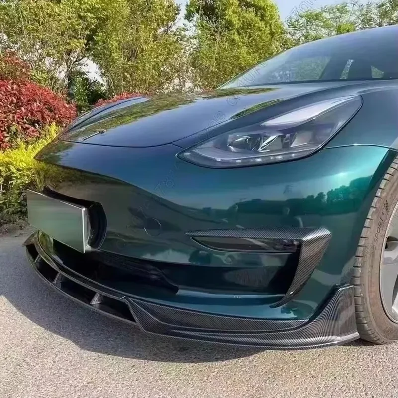 Lèvre Diffuseur Pare-Chocs Avant Tesla Model 3 2017-2023