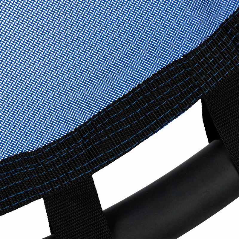 Balançoire nid d'oiseau ronde jardin 120 cm assise confortable réglable en métal noir 13_0006451