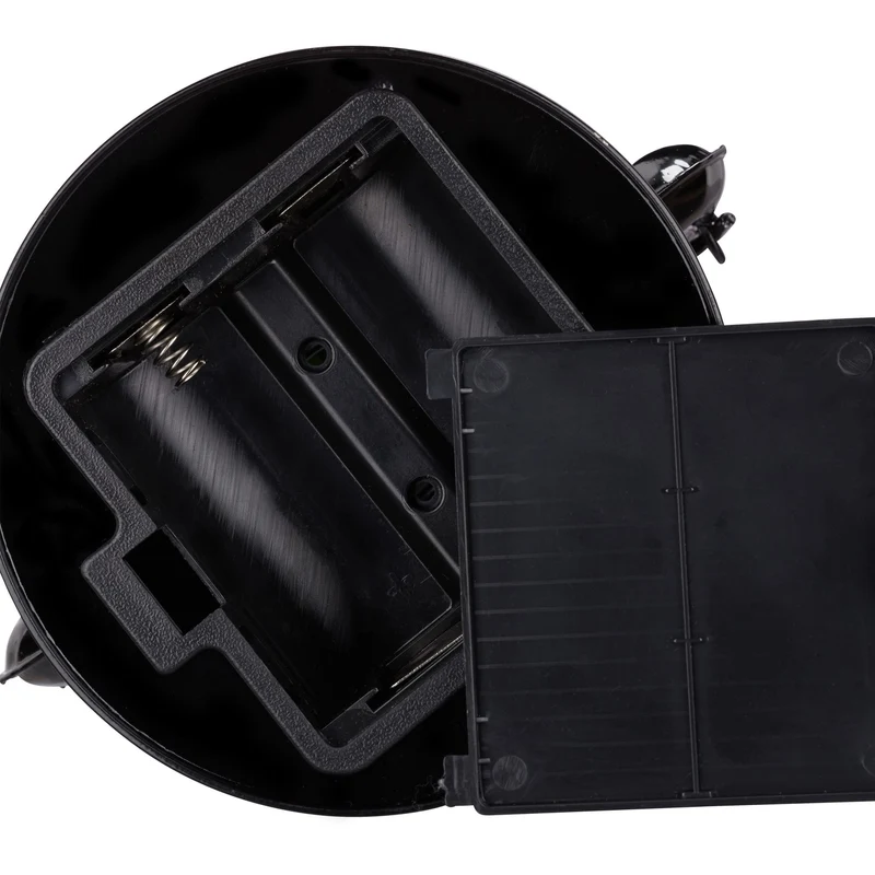 Lanterne-tempête LED décorative intérieure extérieure 24 x 15 x 11,5 cm ambiance cosy en fer noir 13_0006267
