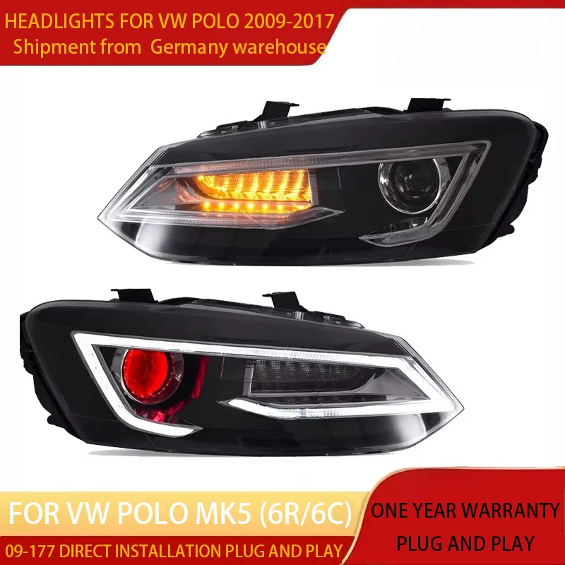 Phares LED VW Polo MK5 6R 6C 2009-2017