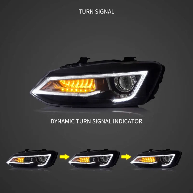 Phares LED VW Polo MK5 6R 6C 2009-2017