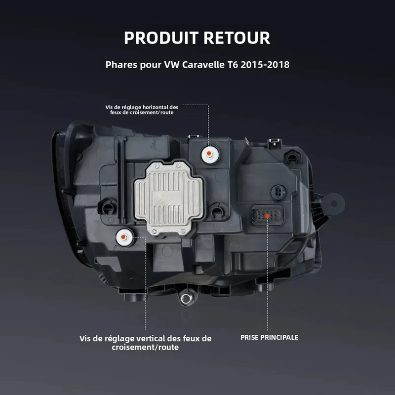 Phares LED Volkswagen Caravelle T6 2015-2018