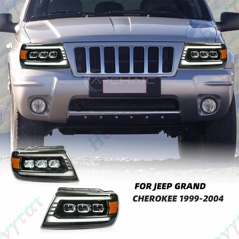Phares LED Jeep Grand Cherokee WJ 1999-2004