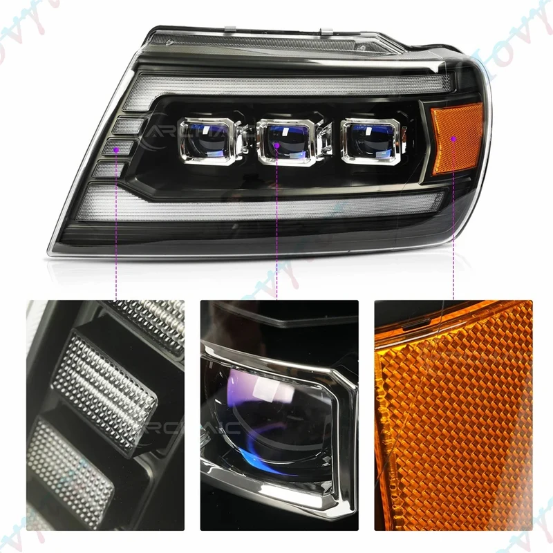 Phares LED Jeep Grand Cherokee WJ 1999-2004