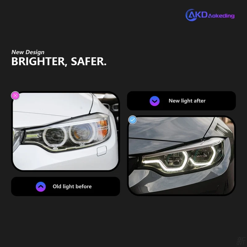 Phares LED BMW Série 4 F32 F33 F36 2012-2020