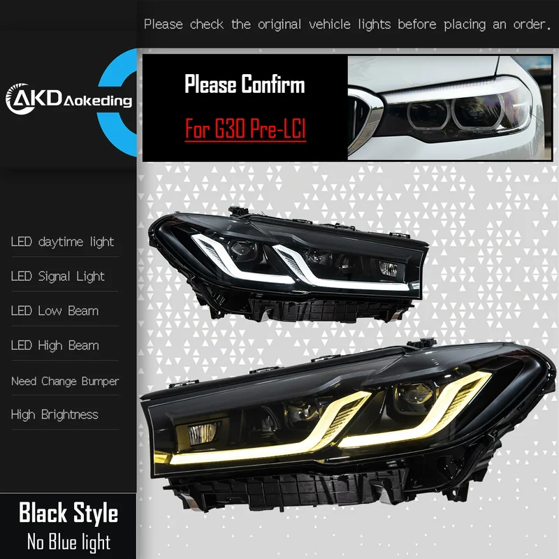 Phares LED BMW Série 5 G30 G31 2017-2022