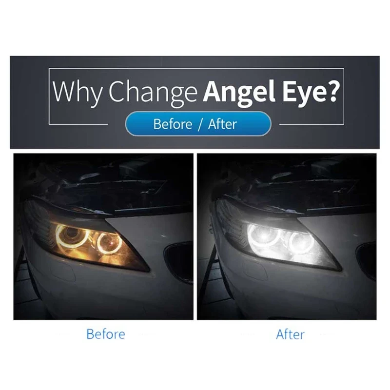 Ampoules LED Angel Eyes H8 120W BMW E90 E92 X6