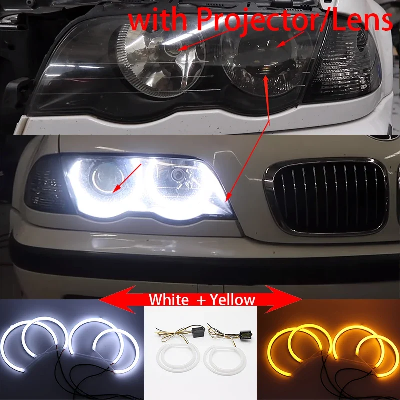 Ampoules LED Angel Eyes BMW Série 3 E46 1998-2005