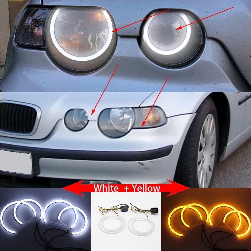Ampoules LED Angel Eyes BMW Série 3 E46 1998-2005