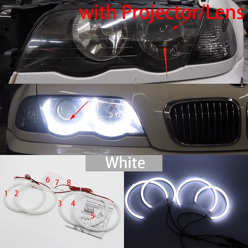 Ampoules LED Angel Eyes BMW Série 3 E46 1998-2005