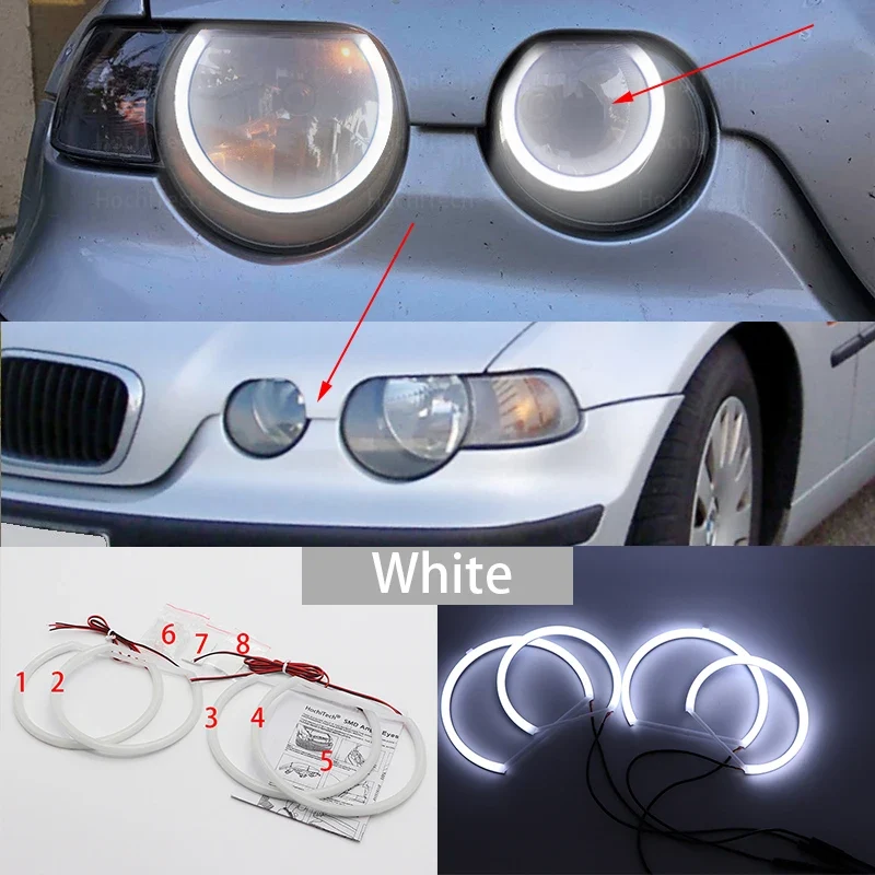 Ampoules LED Angel Eyes BMW Série 3 E46 1998-2005