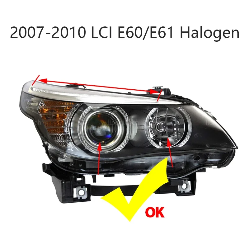 Ampoules LED Angel Eyes BMW Série 5 E60 E61 2007-2010