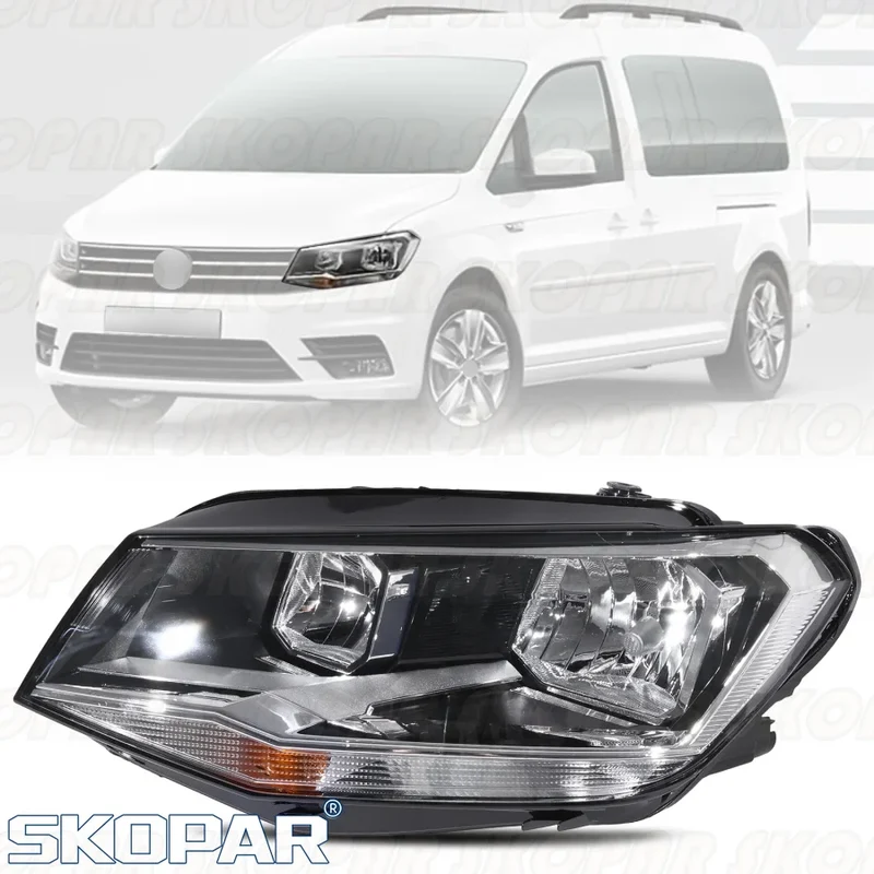 Phare Avant VW Caddy 2016-2024 Remplacement Sans Ampoule