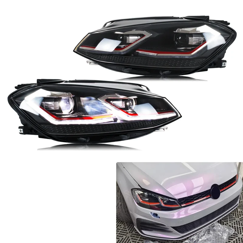 Phares LED VW Golf MK7.5 TSI TDI 2017-2020 Ensemble Premium