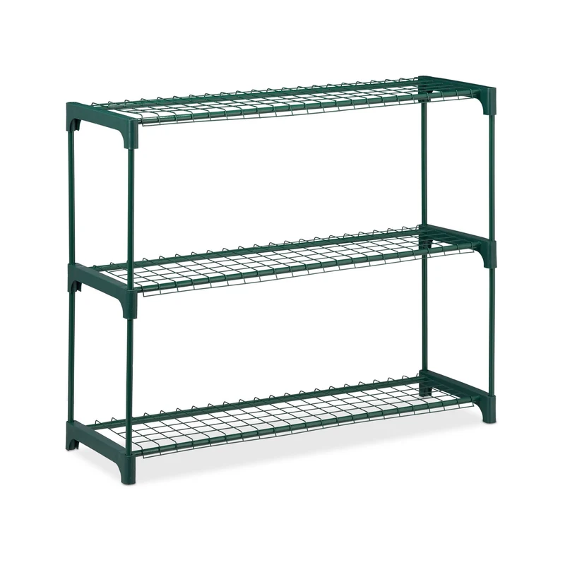 Etagère à plantes design intemporel 3 niveaux 75 x 30 x 100 cm en bois naturel 13_0008147