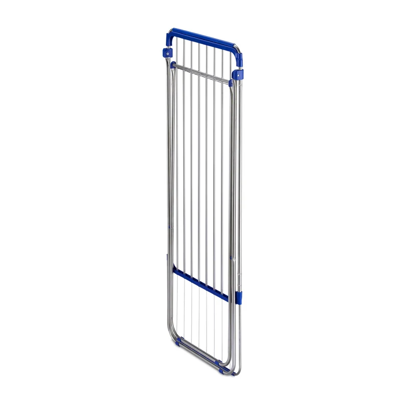 Séchoir extensible pliable design moderne salle de bain balcon 13,6 m en acier inox noir 13_0008296