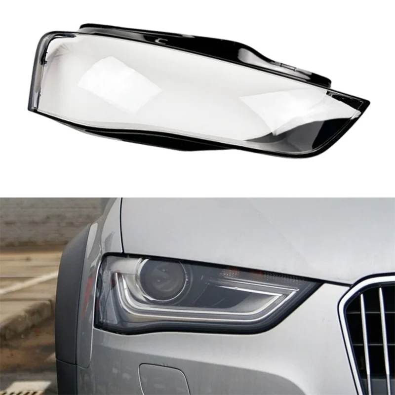 Coque Phare Avant Audi A4 2013-2015 Lentille Transparente