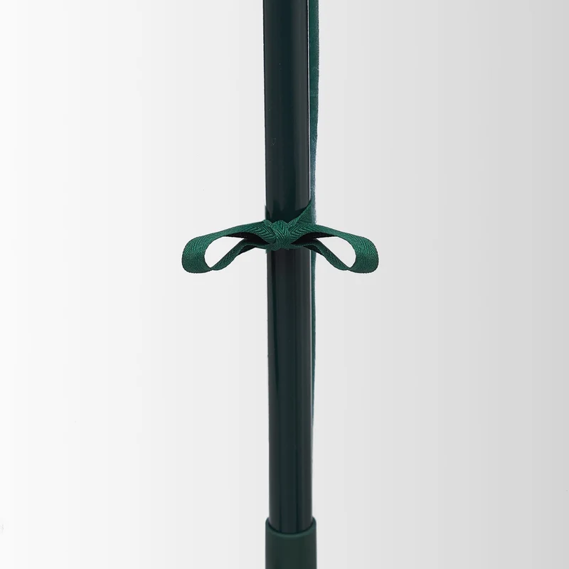 Serre à tomates compacte jardin balcon 150 x 100 x 50 cm montage facile design pratique en acier vert 13_0008887