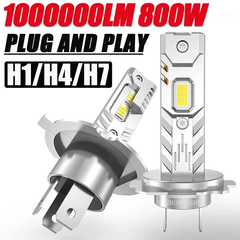 Ampoules LED H7 H4 H1 Mini Sans Fil 1000000LM Universelle