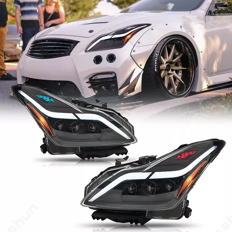 Phares LED Paire Infiniti G37 Q60 Coupe 2008-2015