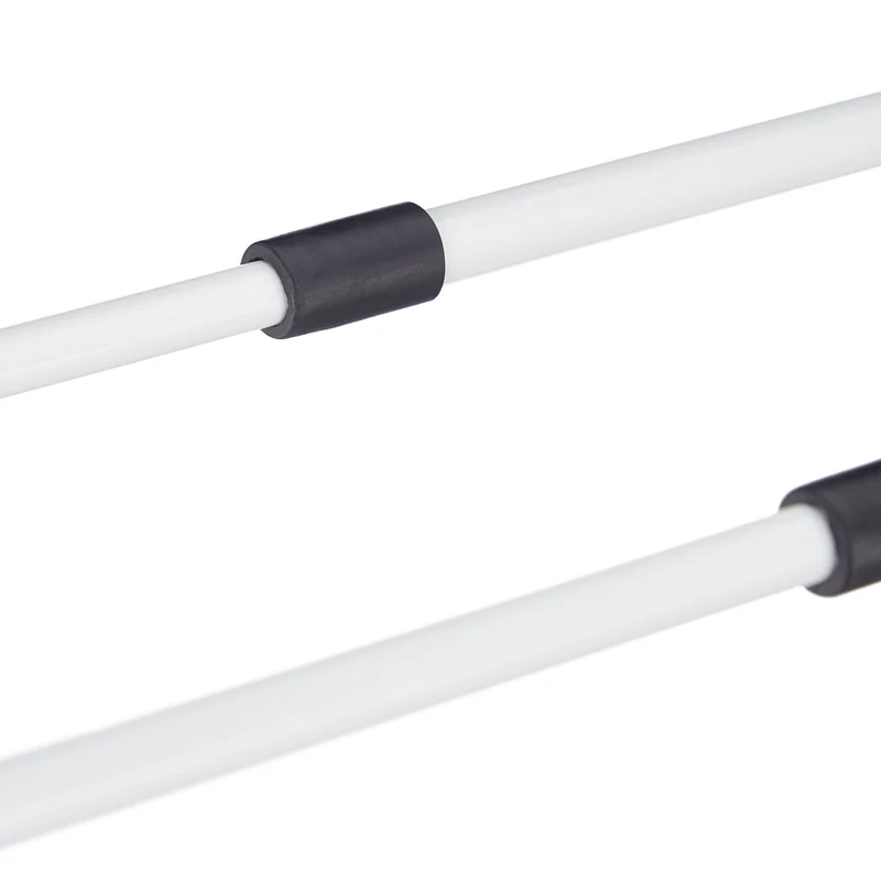 Séchoir à linge pliable extensible 106 x 43-74 x 38 cm 6 niveaux gain de place pratique en métal blanc 13_0008682