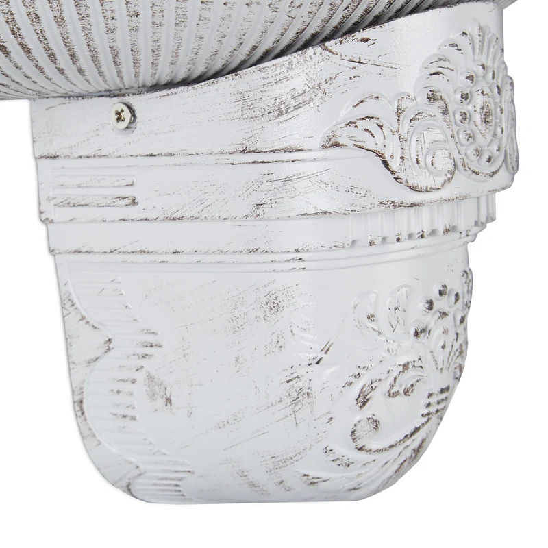 Fontaine murale antique design extérieur 75 x 44 x 22 cm pour jardin évier pratique en fonte d'aluminium gris 13_0008731