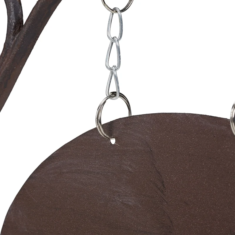 Plaque pour inscription décorative antique bar ou boutique 32 x 43 x 3 cm en fer marron 13_0008092