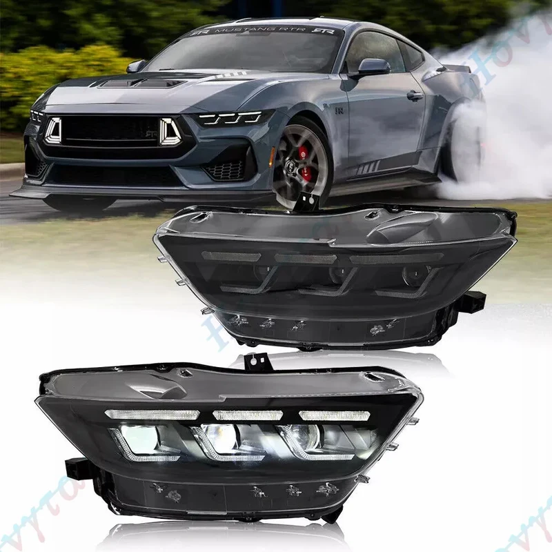 Phares Avant LED Sequentiel Ford Mustang Shelby GT500