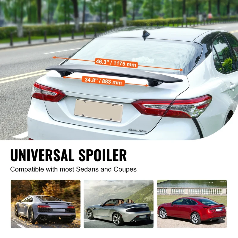 Becquet Universel GT 46.3 Pouces ABS Berlines Coupés