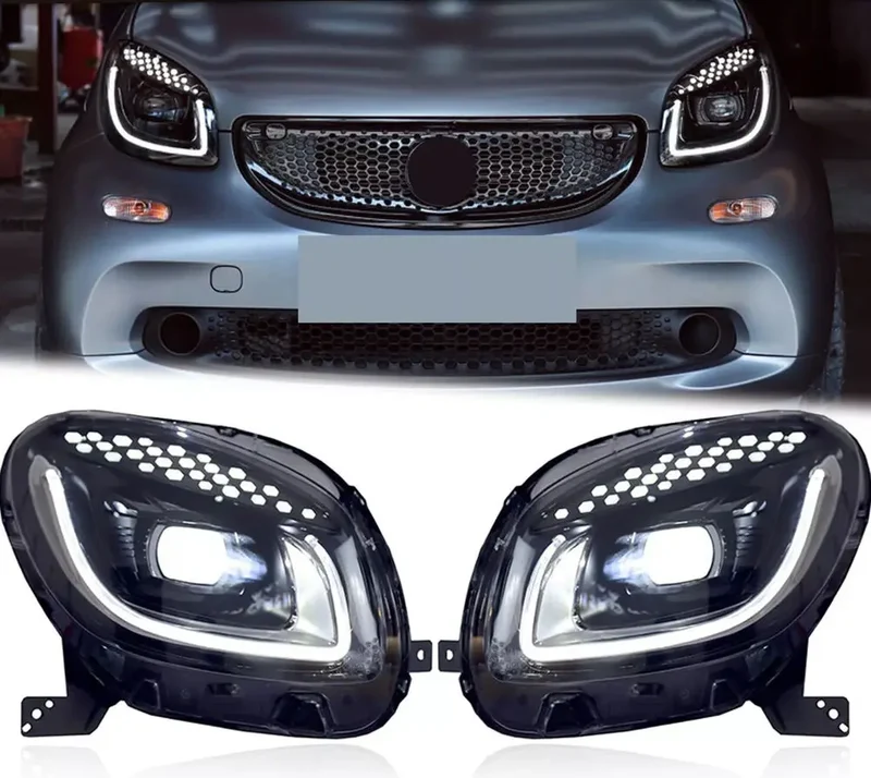 Phares LED Mercedes Smart 453 2014-2020 Look Premium Clair