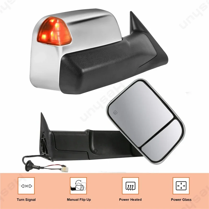 Rétroviseurs de Remorquage Dodge Ram 1500 2500 3500 (2009-2018)