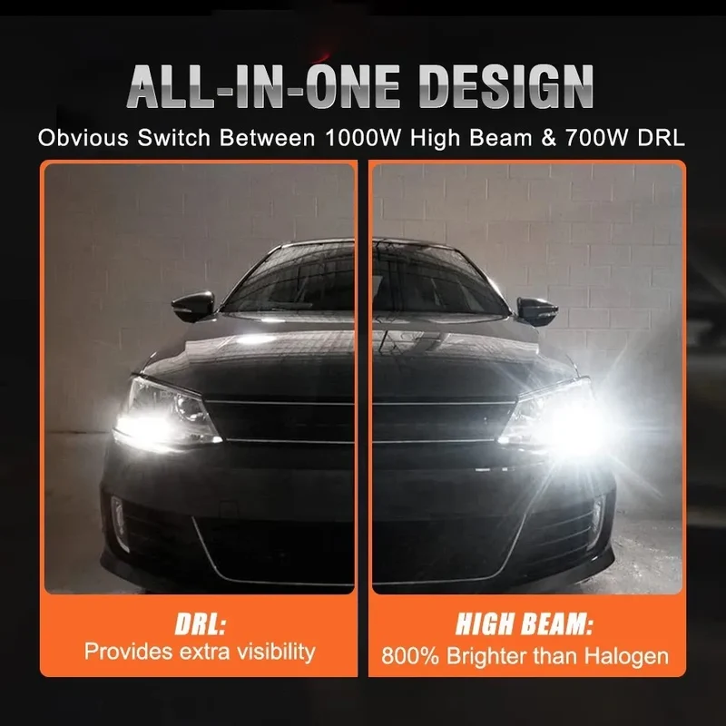 Ampoules LED H15 Canbus Volkswagen Golf 6 MK3 BMW Mercedes