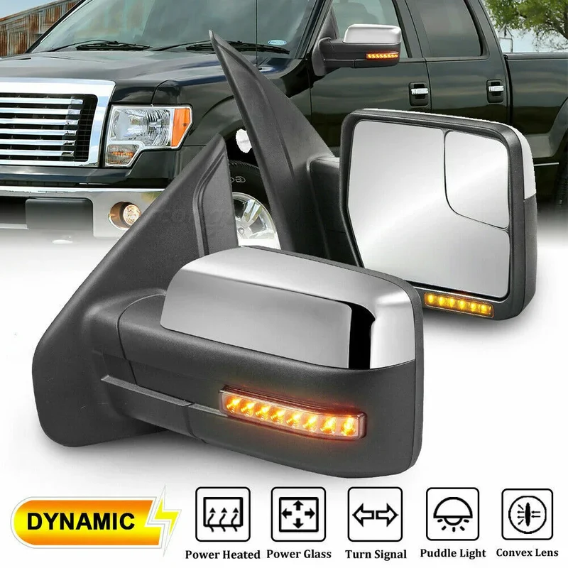 Rétroviseurs de Remorquage Ford F150 (2007-2014) Power Streamer