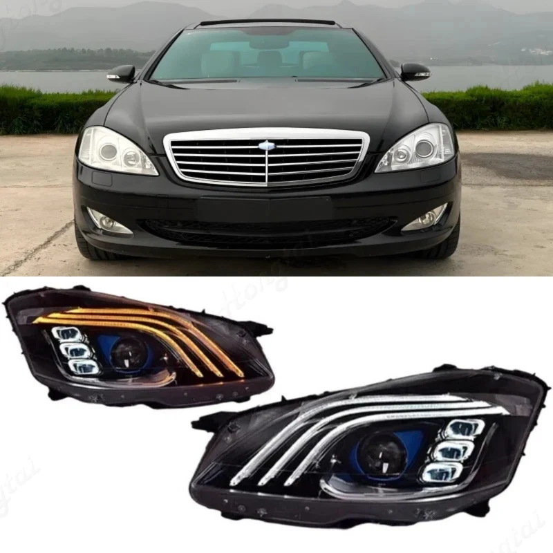 Phares LED Mercedes Classe S W221 Clignotant Dynamique