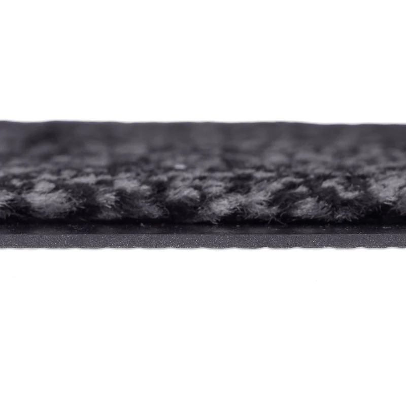 Paillasson d'entrée antidérapant extra fin 40 x 60 cm design moderne ambiance cosy en polypropylène gris 13_0008611