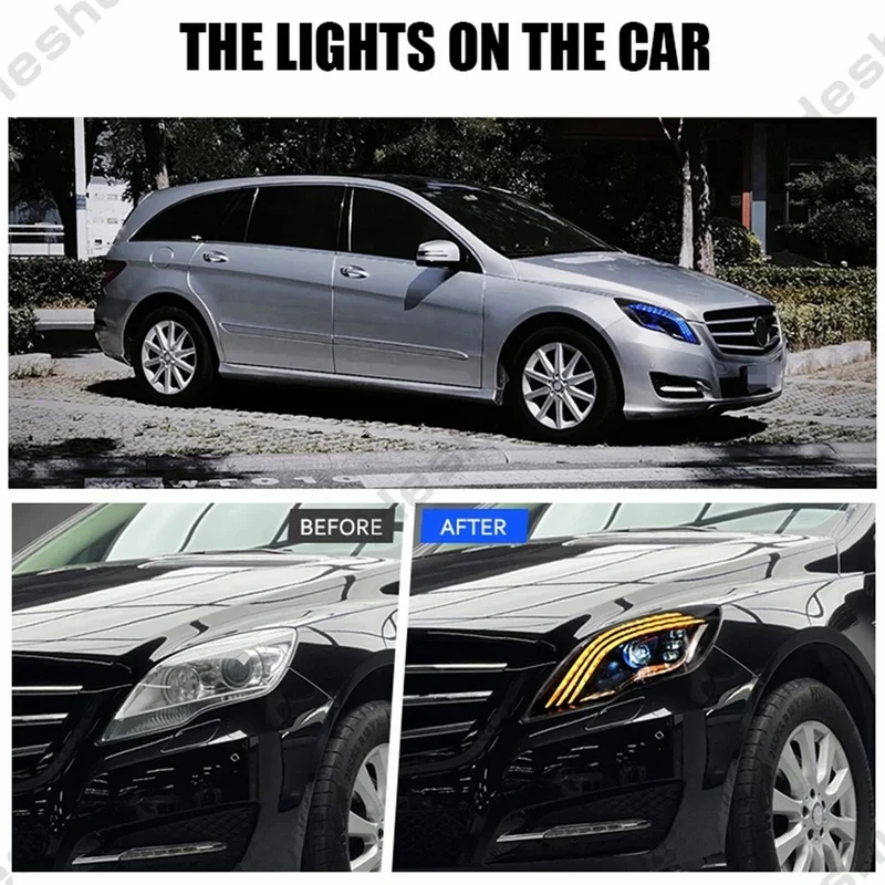 Phares LED Mercedes Classe R W251 R300 R500 2011-2017