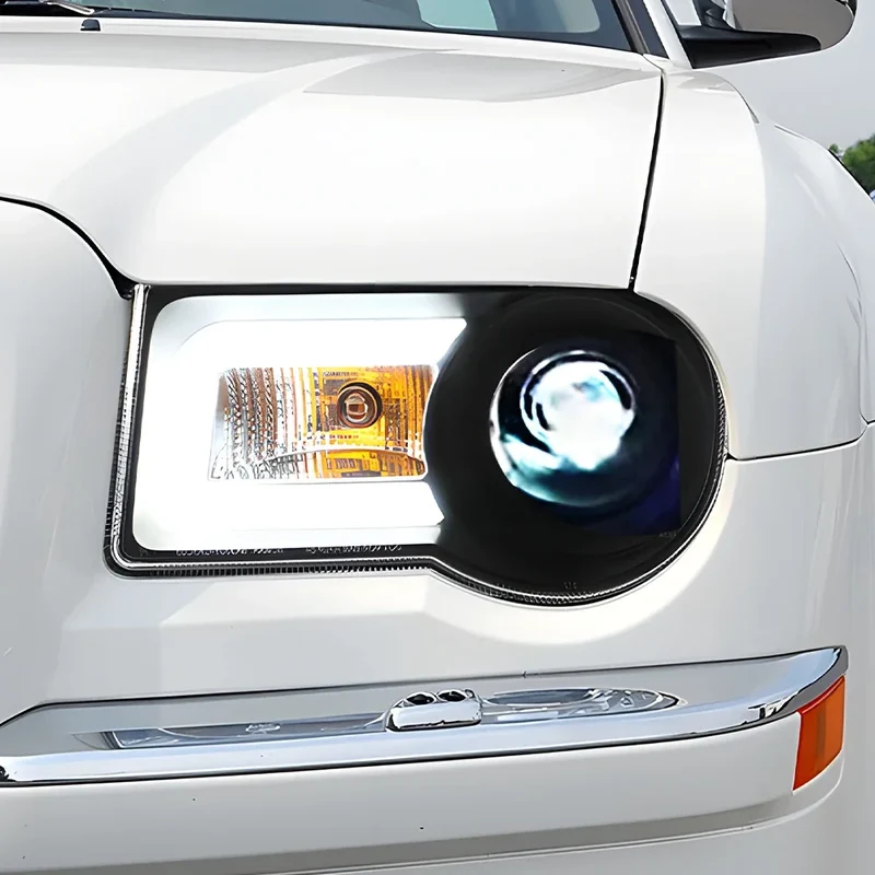 Phares LED Chrysler 300C Lentille Projecteur