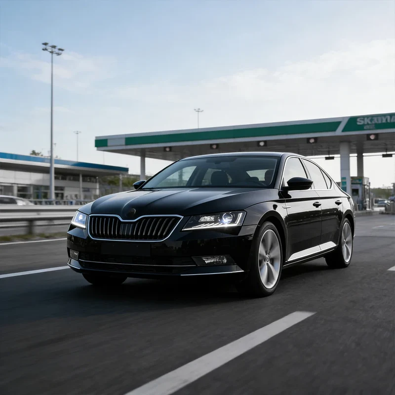 Phares LED Skoda Superb Animation Démarrage