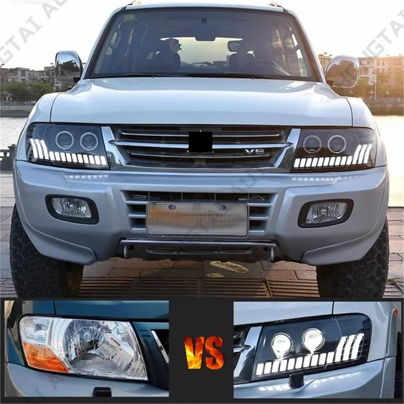 Phares LED Mitsubishi Pajero Montero V73 V77