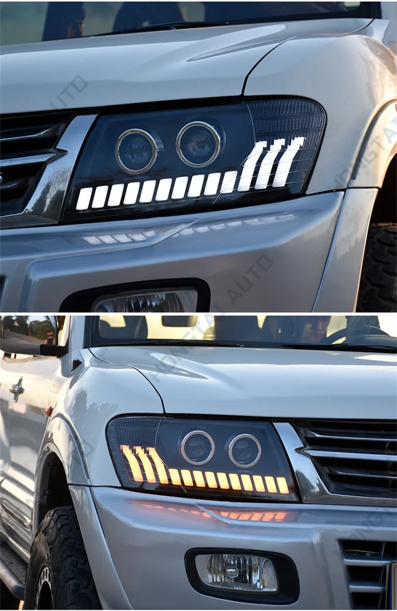 Phares LED Mitsubishi Pajero Montero V73 V77