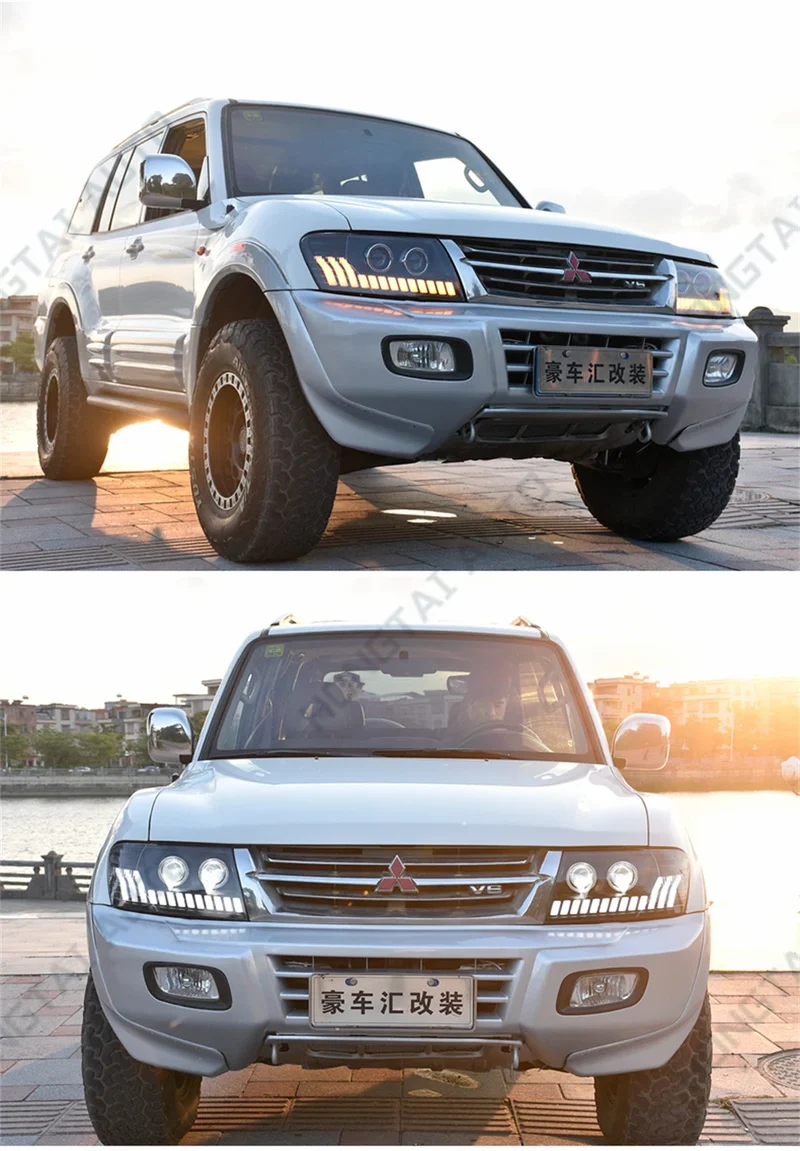 Phares LED Mitsubishi Pajero Montero V73 V77