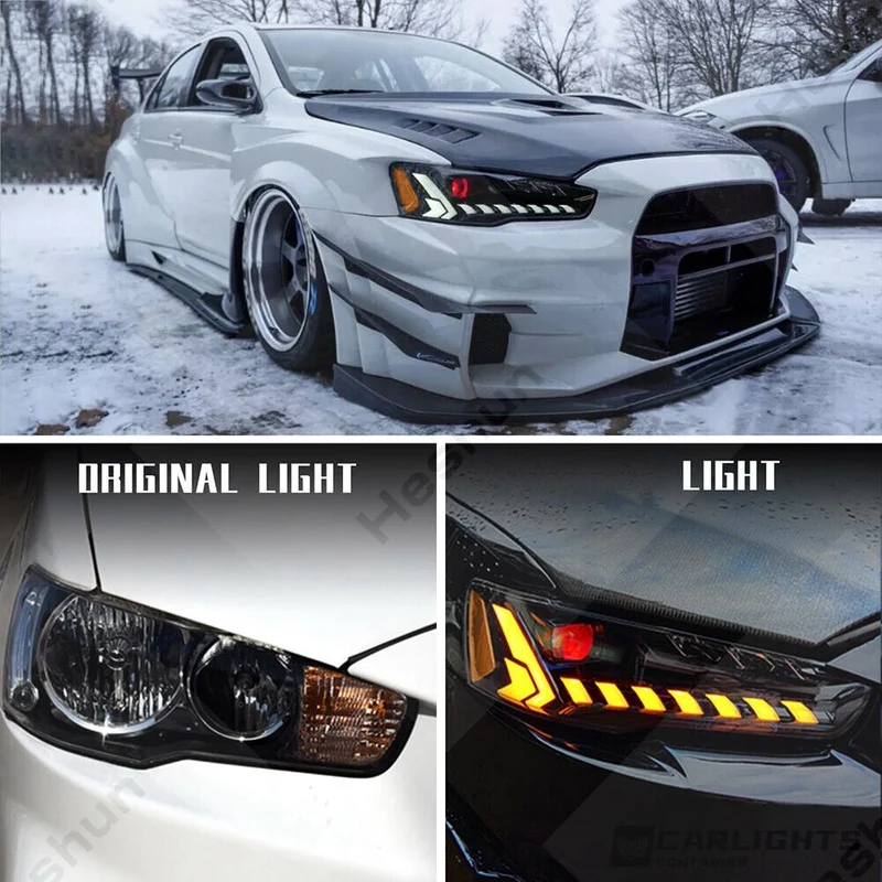 Phares LED Projecteur Mitsubishi Lancer EVO X