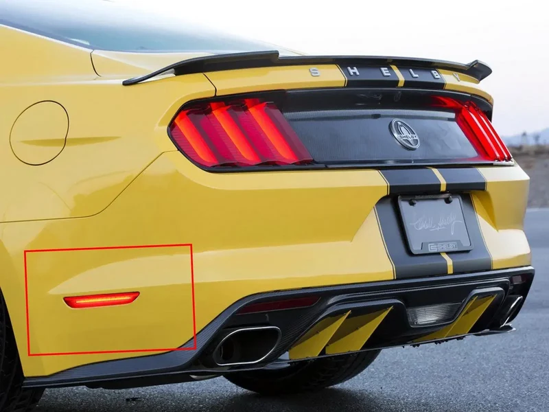 Reflecteur LED Pare-Chocs Marqueur Lateral Ford Mustang 2015+