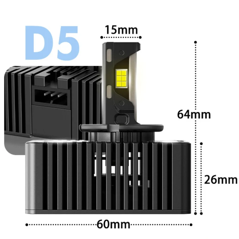 Ampoules LED D1S D2S D3S D5S VW BMW Mercedes 80W 8000LM