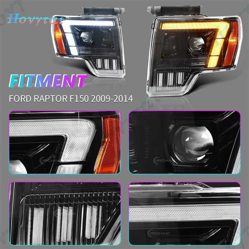 Phares LED Ford F150 Raptor XL XLT STX SVT 2009-2014