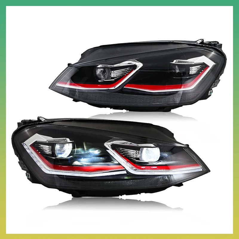 Phares LED Volkswagen Golf 7 et 7.5 MK7 2012-2020 Look Sport
