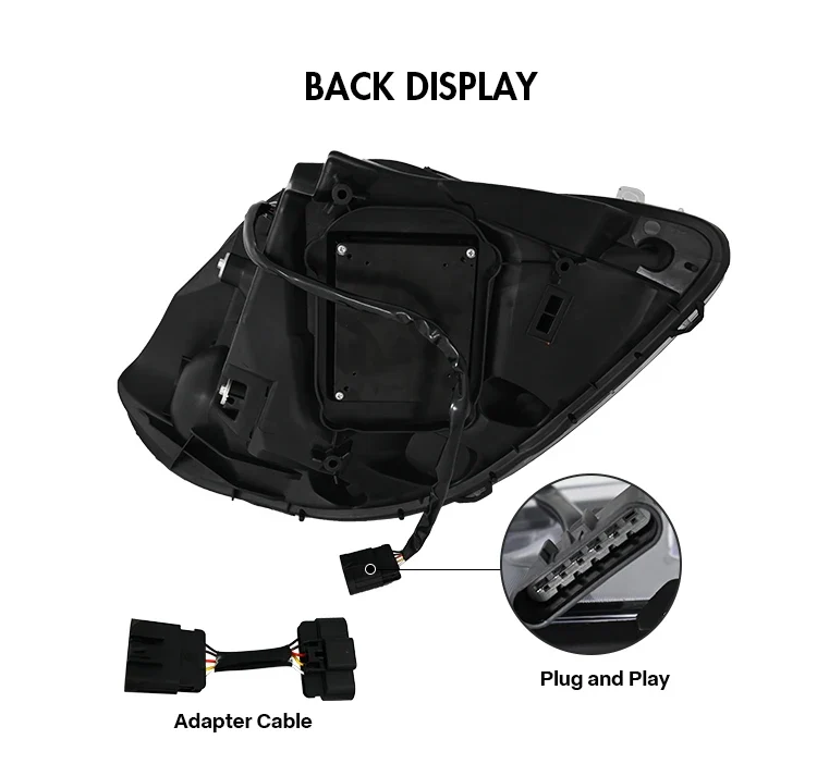 Phares LED Chevrolet Corvette C6 2005-2013 Signal Séquentiel