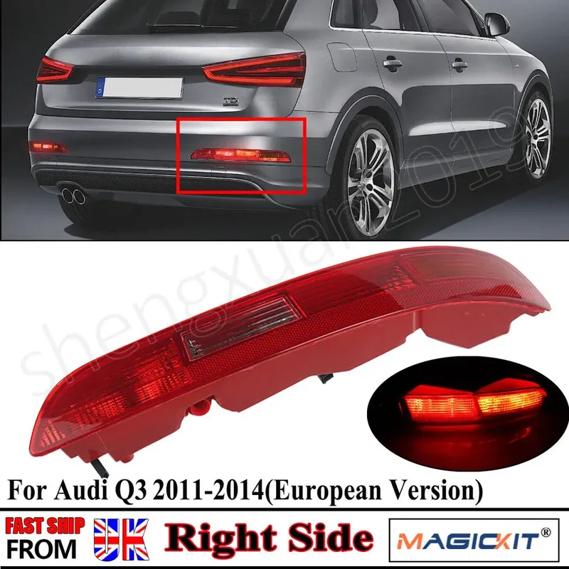 Réflecteur Pare-Chocs Arrière LED Audi Q3 8UB (2011-2014)