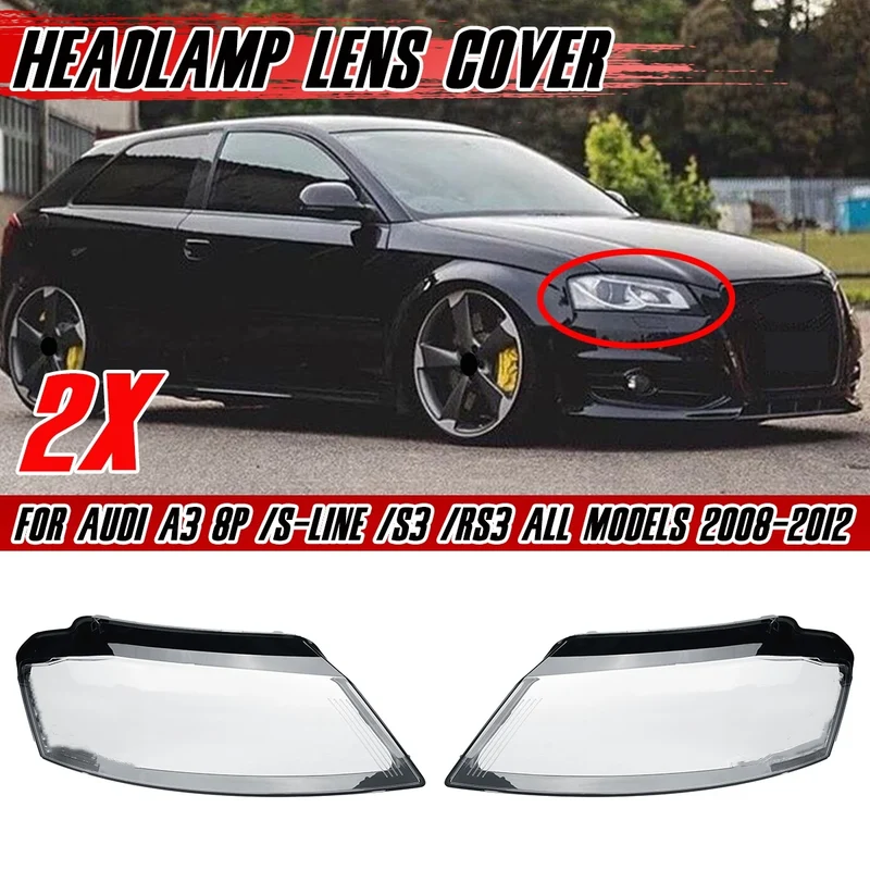Couvercle de Phare Avant Audi A3 8P S3 RS3 S-Line