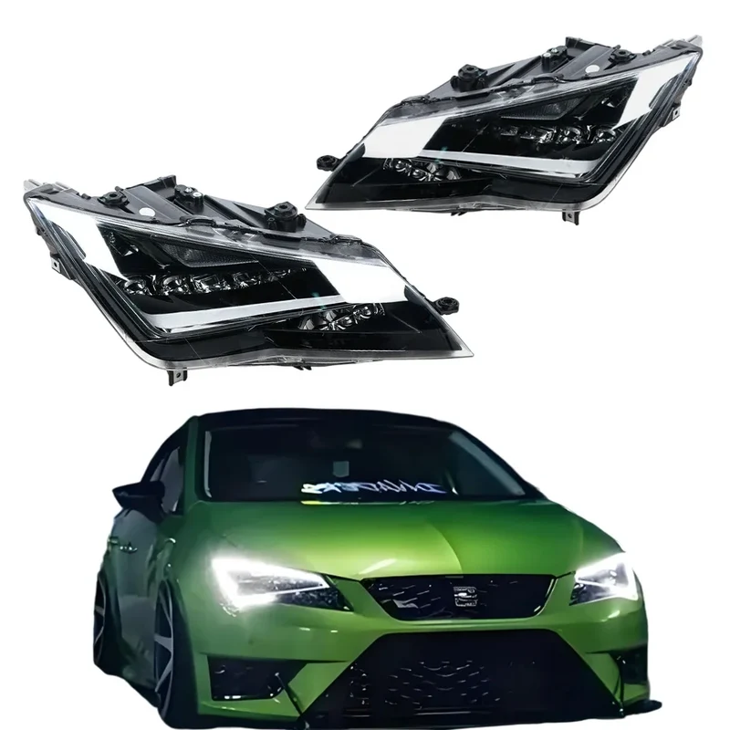 Phares Avant LED Séquentiels Seat Leon FR (2013-2016)